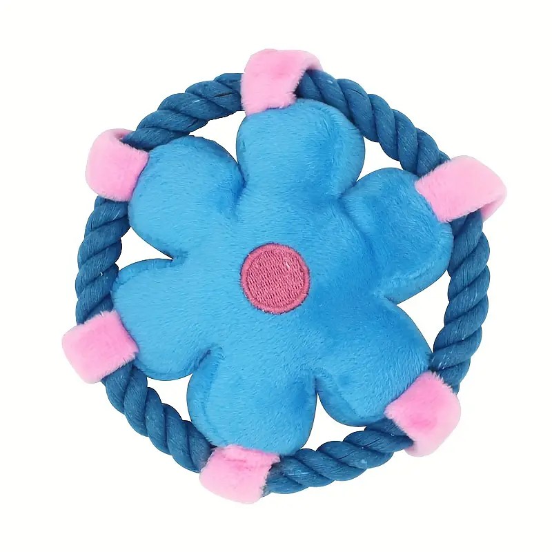 Pet Toy Dog Chew Toy Dog Toy With Rope Flying Dics DogTraining Throwing Toy Teething Toys