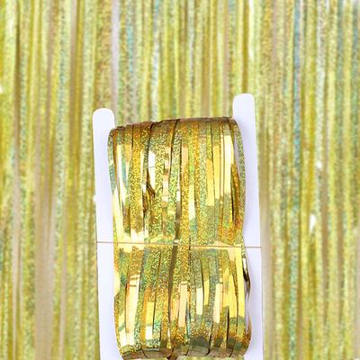 Laser Rain Curtain Birthday Scene Decoration Wedding Background Wall Decoration Tassel Door Curtain Party Decoration Rain Curtain