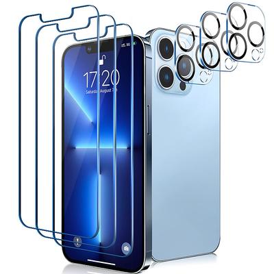 3 Sets Screen Protector Camera Lens Protector For Apple iPhone 16 iPhone 15 Pro Max Plus iPhone 14 Pro Max Phone 13 Pro Max 12 11 X XR XS Max 8 7 Tempered Glass Anti-Fingerprint High Definition