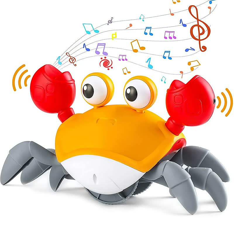 Induction Escape Crab Rechargeable Electric Pet Musical Toys Children'S Toys Birthday Gifts Interactive Toys Learn To Climb Toys Christmas Gift