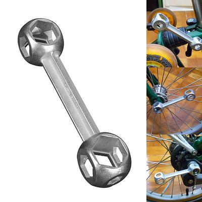 10 in 1 Hexagon Bone Wrench 6-15mm Mini Portable Bicycle Bike Repair Tool Torque Wrench Holes Cycling Spanner Multi Tools
