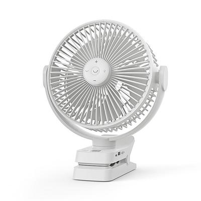 1 Pc 8 Inch Outdoor Camping Fan Light Can Be Hung, Clipped, And Erected With A Large Capacity Battery, Low Noise, And Adjustable Wind Speed