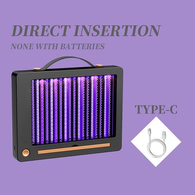 Portable USB Electronic Rechargeable Mosquito Fly Killer Lamp/Bug Zapper for Summer TripOutdoor CampingPatioHome and GardenFly Trap IndoorMoth Trap/Bug Killer/Insect Killer Light