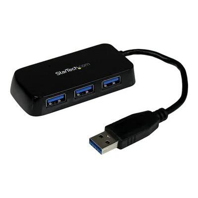 StarTech.com Portable 4 Port SuperSpeed Mini USB 3.0 Hub