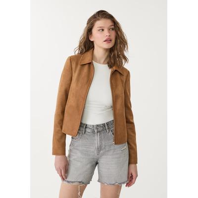 Stradivarius D93 Longline denim shorts Medium grey 4