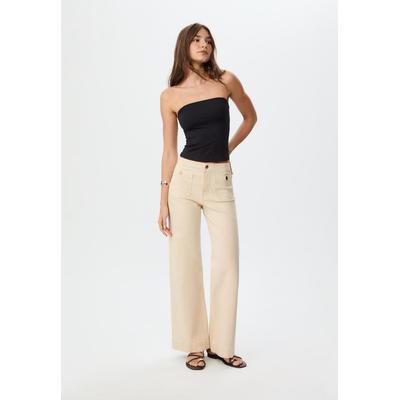 Stradivarius D77 Minimalist trousers with pockets Stone 4