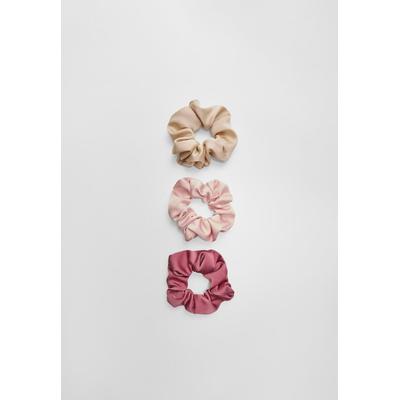 Stradivarius Set of 3 scrunchies Pastel pink OS
