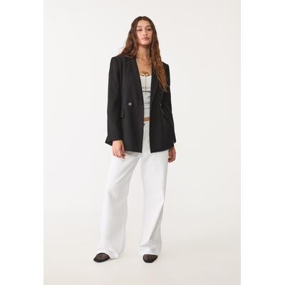 Stradivarius Slim fit double-breasted blazer Black L