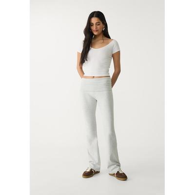 Stradivarius Flared leggings Grey melange XS