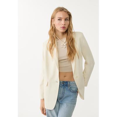 Stradivarius Regular fit blazer Vanilla M