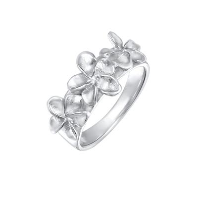 Nenalina Damenring Blume Floral Statement 925 Silber 56 Damen Image