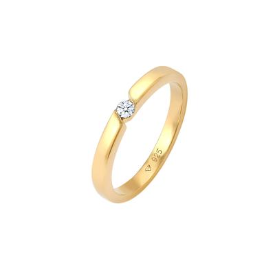Elli DIAMONDS Verlobungsring Diamant (0.06 ct.) 925 Silber 52 Damen Image