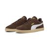Sneaker PUMA "PUMA Club II Suede Sneakers Erwachsene", Gr. 42, flat bronze weiß gold braun, Obermaterial: Textil, Synthetik, Kuhleder; Futter: Textil; Innensohle: Textil; Laufsohle: Gummi, Schuhe