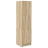 vidaXL Sonoma Eichen-Sideboard Sonoma Eiche Spanplatte, Sonoma Eichenfurnier