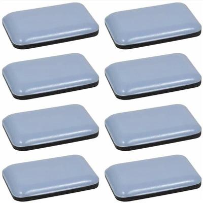 CSPARKV 35 x 25 mm, 8x Teflon-Gleitpad, rechteckiger Klebeaufkleber, Teflon-Schutz, Boden, Parkett, Image