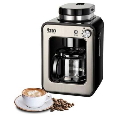 Tm Electron - TMPCF020S Mini Kaffeemaschine de Drip mit Bohnenmahlwerk, 4 Tassen, 600W und Image
