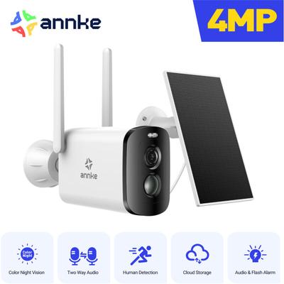 Annke - 4MP wlan Sicherheitskamera Außenbereich Doppellicht, Solar Farbnachtsicht, Image