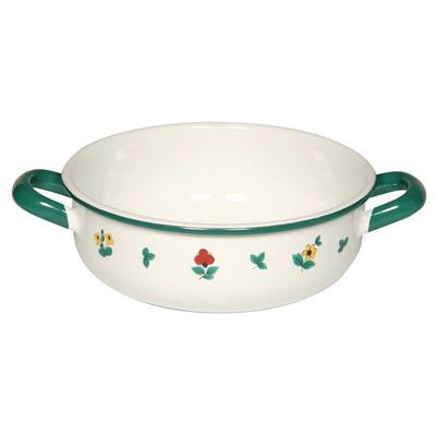 Riess-kelomat - Riess Bauernschüssel Ø18cm 1,5Liter Country Gmundner Streublumen Emaille Image