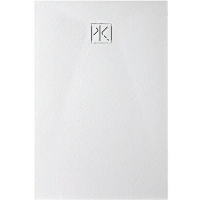 Duschwanne in Steinoptik aus verstärktem Harz 100 x 70 cm, verkleinerbar Kinedo pietraviva Image