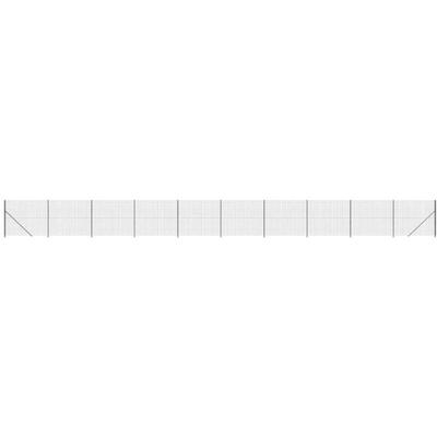 Maschendrahtzaun mit Bodenflansch Anthrazit 1,8x25 m Vidaxl Image
