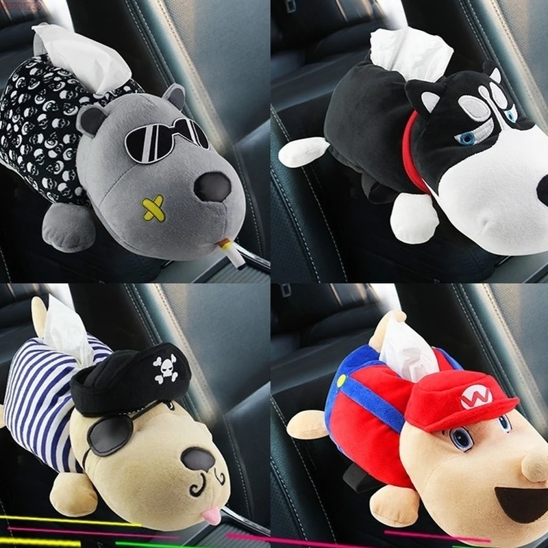 Auto Tissue Box Papier Schublade Hängen Stoff Nette Innen Zubehör Outfit Innen Tissue Boxen Stoff Kreative Auto Rückenlehne