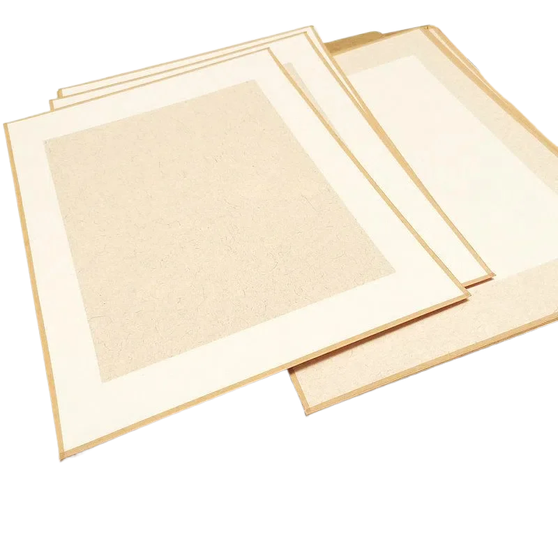 Xuan-Papierkarten, reifes Reispapier, Pinsel, Kalligraphie, Freihand, Gou Pi, Hanffaser, Landschaftskreationspapier, A4, A5, Hartkartenpapier Image