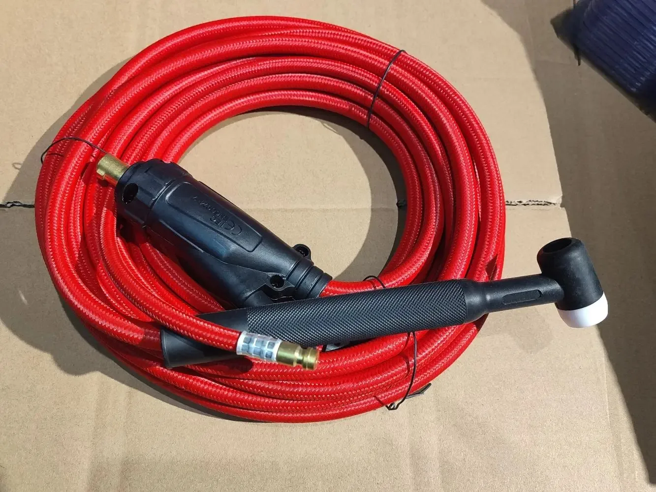 8m WIG gas gekühlter Schweiß brenner wp17 wp17f wp17v wp17fv 35-50 Stecker Image
