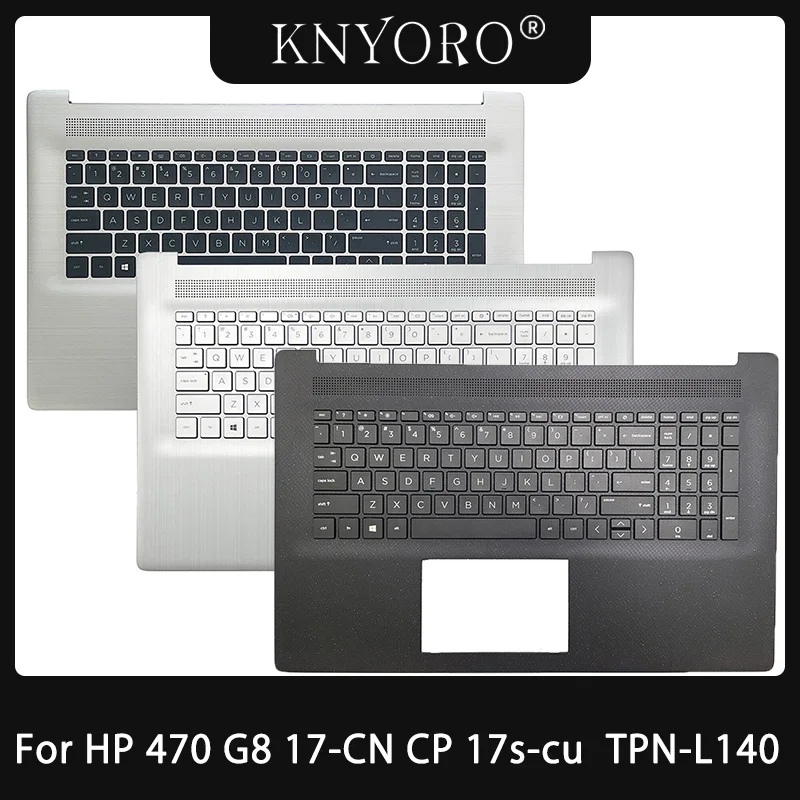 Original Neue Für HP 470 G8 17-CN 17-CP 17s-cu TPN-L140 Laptop Palmrest Obere Top Abdeckung Fall Tastatur Shell Silber M50458-001