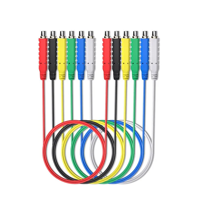 6PCS Magnetische Messleitungen Silikon Weiche Flexible Jumper Test Drähte 30VAC 5A 3,3Ft T10005 Sensoren Schalter Image