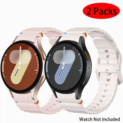 Keine Lücke, kompatibel mit Samsung Galaxy Watch 7 6 5 4 Band 40 mm 44 mm/für Galaxy Ultra 47 mm/für Galaxy FE/5 Pro/6 Classic 20 mm Band