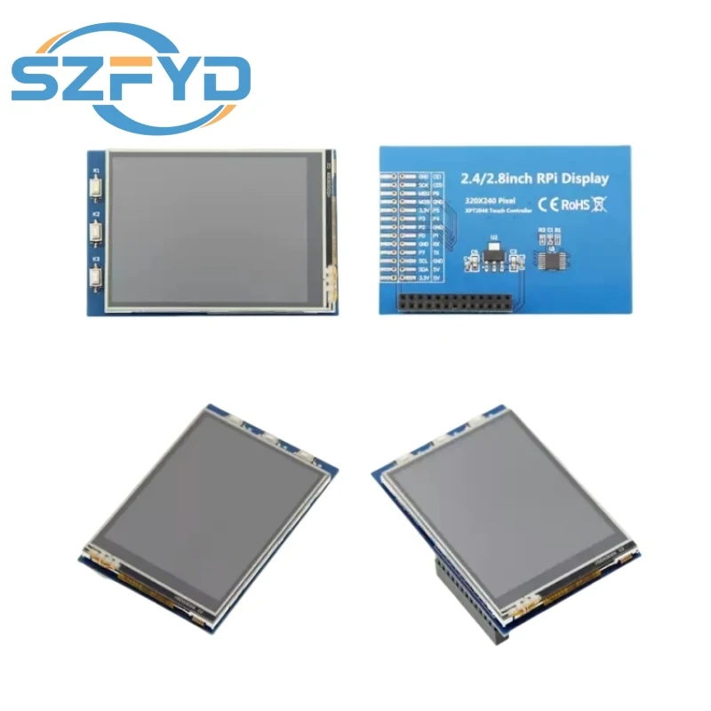 2,8 Zoll Raspberry Pi Display 320*240 Raspberry Pi Touchscreen SPI Display Unterstützung 3B+/4B Image