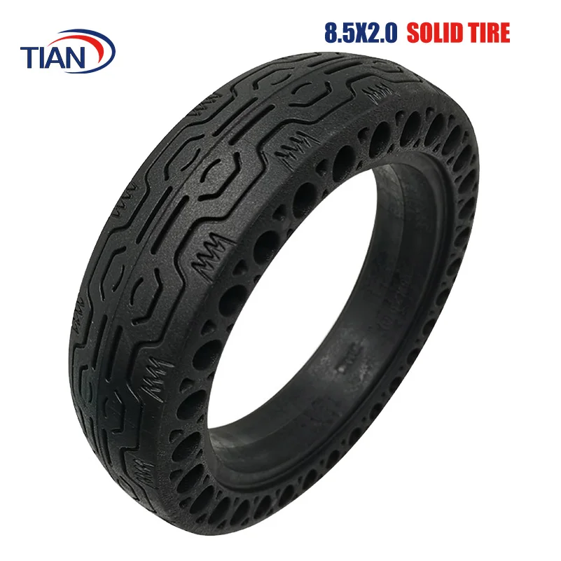 Geeignet für Elektro roller reifen 8,5 Zoll luftfreies stoß dämpfendes Muster Waben reifen Roller Vollreifen Image