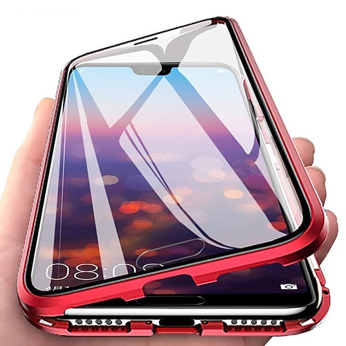 Handy Hülle Handyhüllen Für Samsung Galaxy S26 Ultra Plus S25 S24 S23 S22 S21 Ultra Plus S20 A32 Ganzkörperhülle Magnetische Adsorption mit Displayschutz Magnetisch Beidseitig Transparent Gehärtetes Image