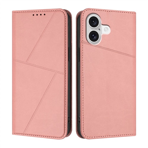 Handy Hülle Handyhüllen Für iPhone 17 Pro Max 17 Air 16 15 14 Pro Max Plus 16e 13 12 11 Pro Max Brieftaschenhülle Flip-Cover Stoßfest Geometrisches Muster TPU PU-Leder Image