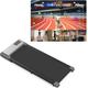 Superun Walking Pad Raceable 2.5HP APP Control Under Desk Treadmill 136KG Capacity Portable Walking Machine for Home with Training Courses and Multi-Runner Races