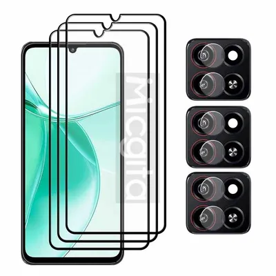 Full Glue Screen Protector For ZTE Blade A35 blade A55 Smartphone Glass Anti-Scratch For Blade A55 A35 Soft fiber lens film