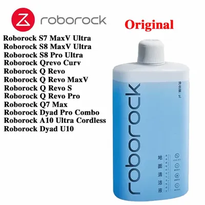 Original Roborock S8 Pro Ultra S8 MaxV Ultra S7 MaxV Ultra Q5 Q7 Q Revo Qrevo Curv Floor Cleaning Solutions Liquid Accessories1L
