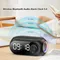 Wireless Speaker With Clock LED Digital Clock USB Rechargeable Dual Alarm Radio With Snooze Clock