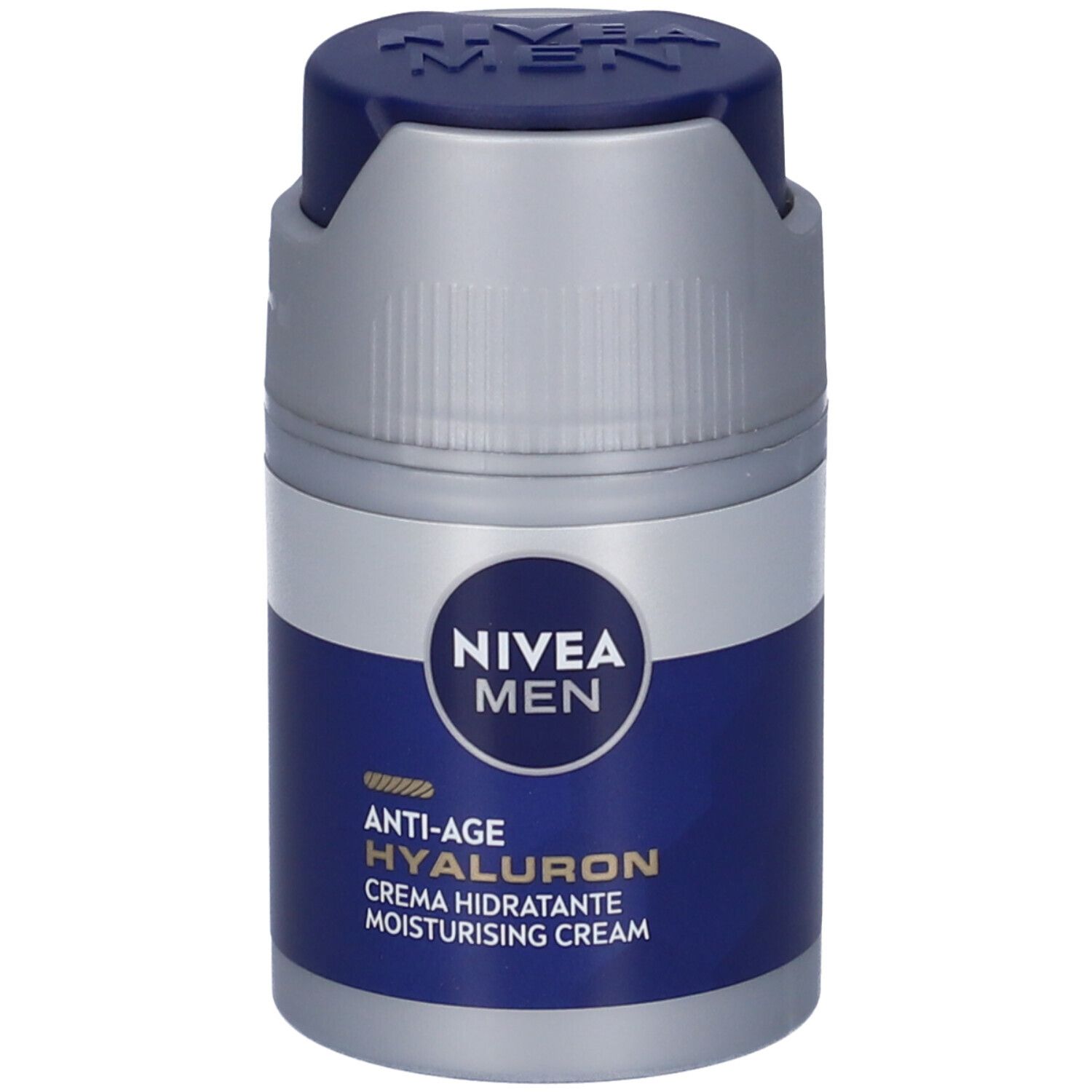 Nivea Men Anti-Age Hyaluron Crema Viso Idratante FP15 50 ml, viso uomo