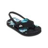 Sandale QUIKSILVER "Molokai Layback", Gr. 26, schwarz backyards, Obermaterial: Synthetikmaterial / Futter: Textil / Außensohle: EVA-Gummi, Schuhe