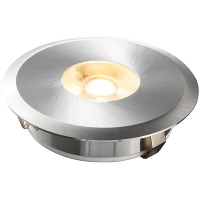 HEITRONIC LED Einbaustrahler "Austin", grau (aluminiumfarben), Ø 8,2cm H: 2,27cm, Lampen, Einbauleuchte,LED-Downlight,Edelstahlgehäuse, sehr geringe Einbautiefe, LED Einbaustrahler