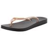 Zehentrenner IPANEMA "IPANEMA ANATOMICA TAN FEM", Gr. 43, schwarz (schwarz, gold), Synthetik, sportlich, Schuhe