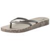 Zehentrenner IPANEMA "IPANEMA BOSSA SOFT V FEM", Gr. 37, grau, schwarz silber, Synthetik, sportlich, Schuhe