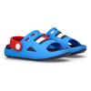 Badesandale TOMMY HILFIGER, Kinder, Gr. 29, blau (hellblau, rot), Synthetik, Gummi, sportlich, Schuhe, Badeschuh, Wassersandale, Clog mit schwenkbarem Fersenriemen