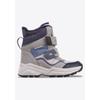 Winterboots LOTTO, Damen, Gr. 31, blau (grau, midblau), Synthetik, sportlich, Schuhe, Winterschuhe, Winterstiefel, Snowboots, wasserdicht & gefüttert