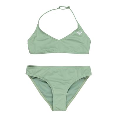 Badeanzug ROXY "Solid Active", Mädchen, Gr. 14(155-164cm), grün, Recycling-Polyester, Badeanzüge Image