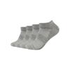 Kurzsocken S.OLIVER "originals", Herren, Gr. 39-42, grau (light grau melange), Materialmix, unifarben, bestickt, Socken, mit verstärkten Belastungszonen