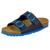 Hausschuh LICO "Pantolette Bioline Kids", Gr. 28, blau, Synthetik, Schuhe