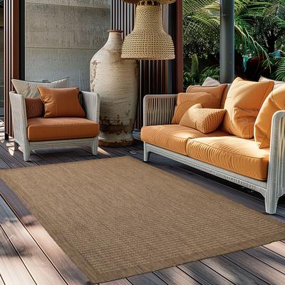 Outdoorteppich AYYILDIZ TEPPICHE "GIZA 1410", braun, B:80cm H:3mm L:150cm, Polypropylen, Teppiche, Läufer, In- und Outdoor, Wetterfest, Wasserabweisend, robust Image
