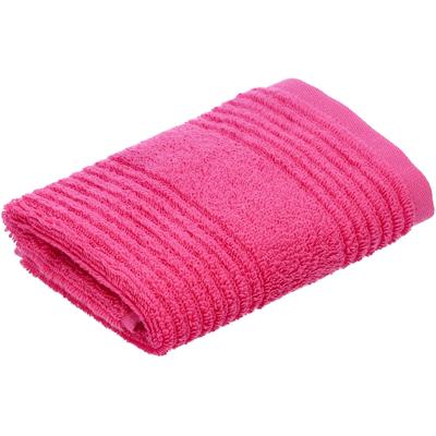Waschlappen VOSSEN "Tomorrow", rosa (prime rose), B:30cm L:30cm, Frottier, Handtücher (Packung), mit Streifenstruktur Image